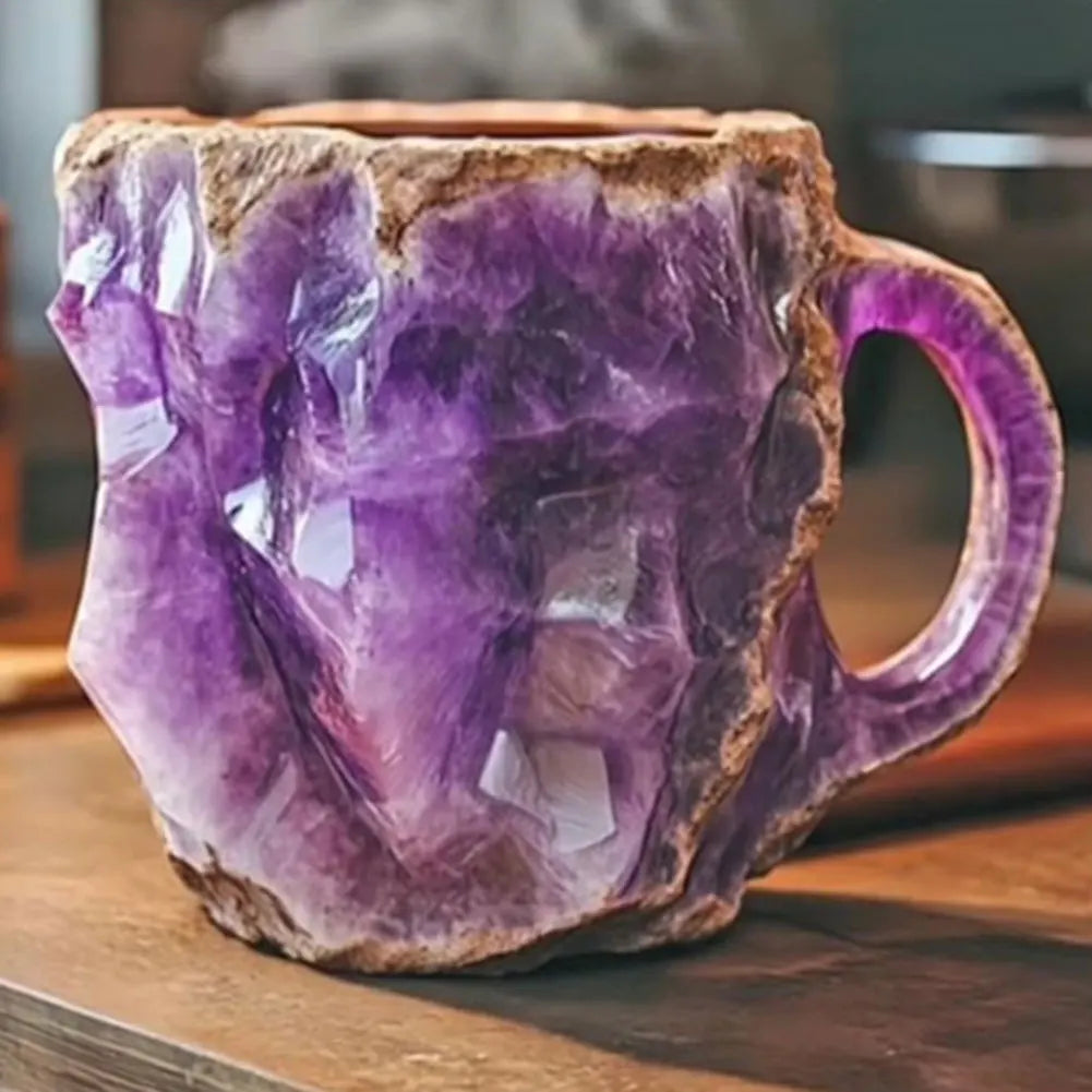 Mineral Colored Crystal Mug