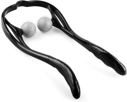 Handheld Neck Massager Roller - 2 Ball