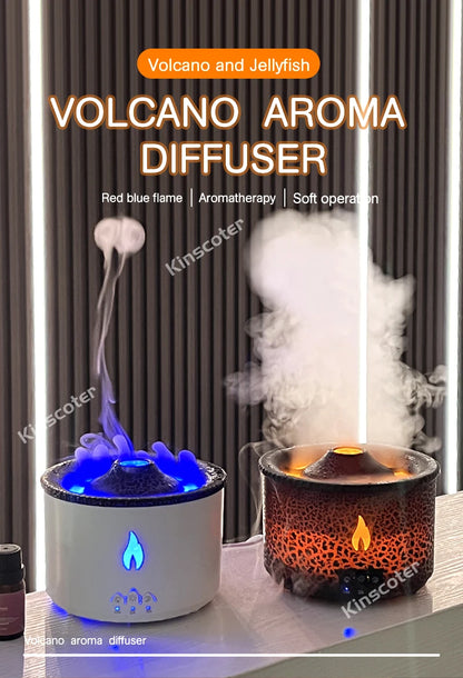 KINSCOTER Volcano Flame Aroma Diffuser