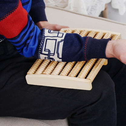 Wooden 6 Row Foot Massager