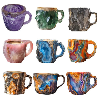 Mineral Colored Crystal Mug