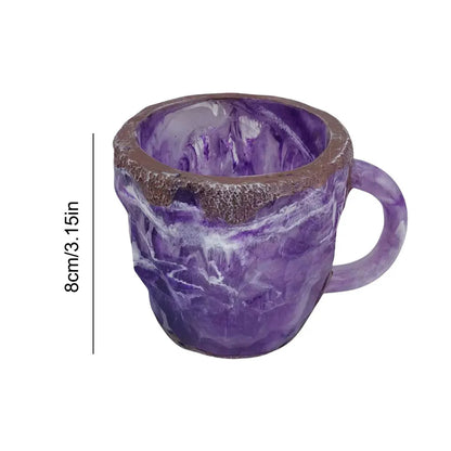 Mineral Colored Crystal Mug