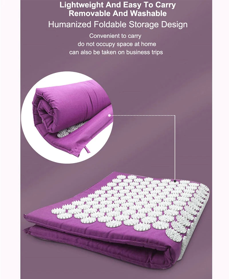 Acupressure Mat and Pillow Set